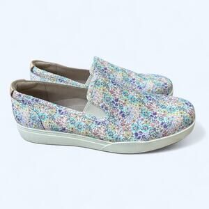 ABEO Ayla Encore Slip On Sneakers Women's Floral 8.5 Excellent Summer Feminine